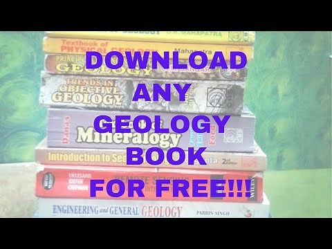 How to download any geology book for free