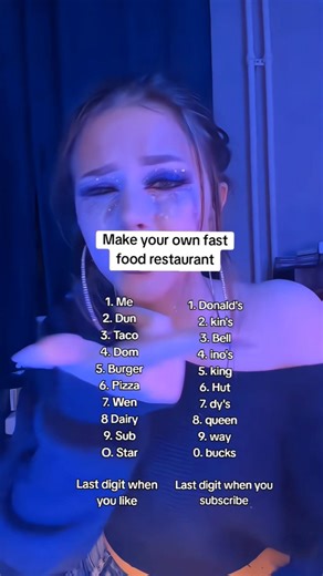 Make your own fast food restaurant!!💌💋