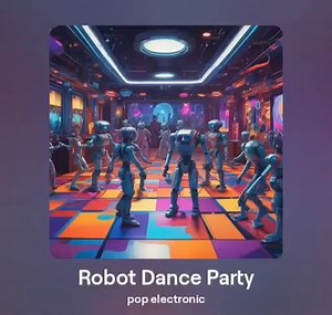 Completely AI-generated song, from the beat to the lyrics and the melody - Completely AI-generated song, from the beat to the lyrics and the melody Robot Dance Part pop electronic - iFunny