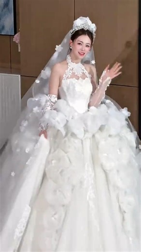 Stunning Bridal Look in White Wedding Dress | Elegant Bride Style 2026”