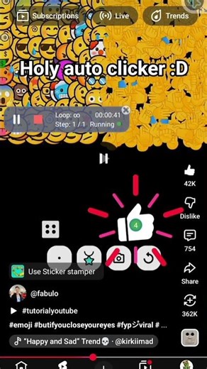 my auto clicker is absolutely cinema