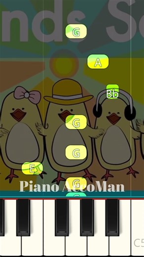 🧑‍🤝‍🧑Friends Song The Singing Walrus Piano Tutorial Short