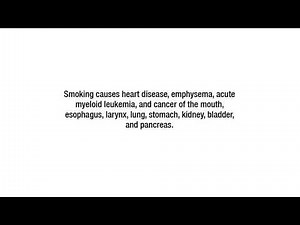 Health effects of smoking Big Tobacco ad