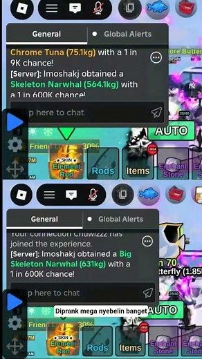 Prank megalodon nyebelin banget #fishit #roblox