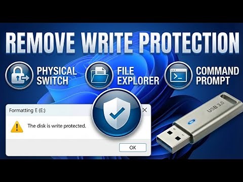 How to Remove Write Protection from Pen Drive (100% Working)