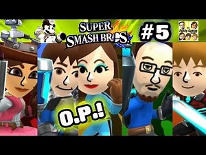 FGTEEV Super Smash Bros Wii U Family Mii Battle! Skylander Dad is O.P.! Part 5