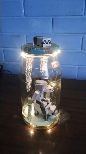 🎁 El mejor regalo de Minecraft ⛏️💚 | Papercraft hecho a mano