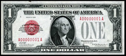 Value of Old One Dollar Bills? | Price Guide - Old Money Prices