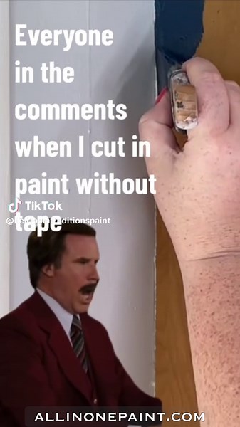 ALL-IN-ONE Paint Trim Brush for Perfect Finishes