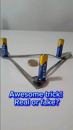 Unveiling the Mystery : Is It Real or Fake? Spoon, Battery and Coin Experiment!