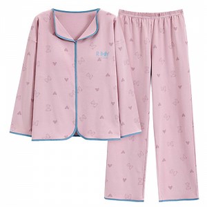 Audhol Pajamas for Women Set Women's Petite Pajama Set Petite Length Tunic Top Wide Leg Pants Ladies Pajamas Purple M