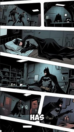 How does Batman sleep?