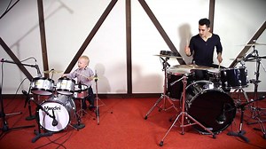 it's time that I had a drum battle against my 2 year old nephew. He won. | Drum Beats Online