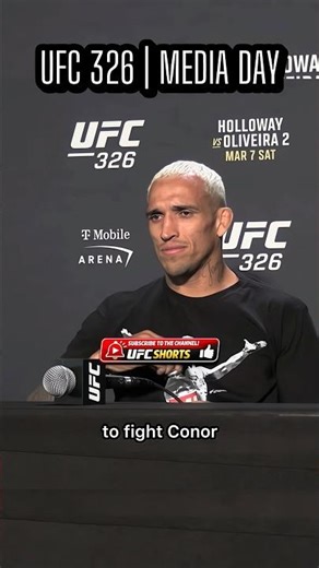 Max Holloway vs. Charles Oliveira 2 Media Day 👀