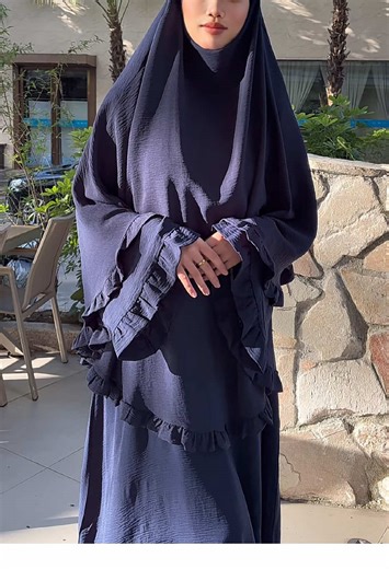 Stunning Ruffled Abaya Styles for Every Day