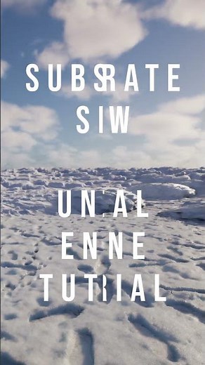 Realistic Snow Shader in Unreal Engine 5.7 (Substrate + Displacement)