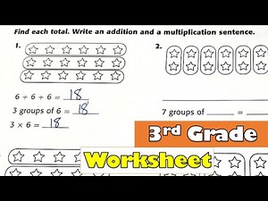 3rd Grade Math - Introduction To Multiplication Worksheet | Math for Kids