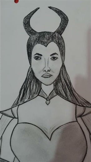 Maleficent #art #drawing #painting #music