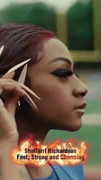 Fast on the track, dazzling off the track#FastAndFabulous#RunLikeAQueen