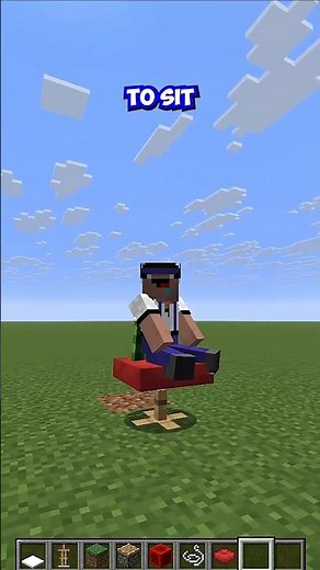 Realistic STOOL in Minecraft! Credit: ‪@SGWRPG‬ 🏡 How to Build #minecraft