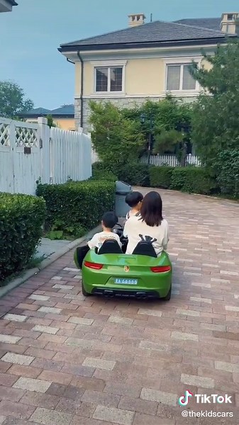 Young Kids Driving Mini Cars