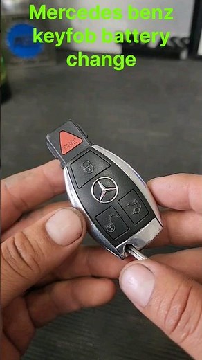 Battery change mercedes benz key fob #won'twork #quickandeasy #easyfix