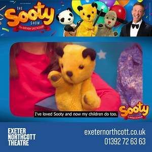 Sooty, Sweep and Soo are planning a very special party and you’re invited! 🎂 Celebrate 75 magical years in show business with The Sooty Show Birthday Spectacular! 🪄✨ | Exeter Northcott