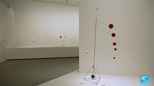Artist Alexander Calder's mobiles come to life in a Paris exhibition