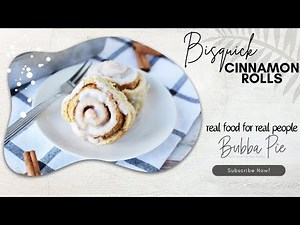 Easy Bisquick Cinnamon Rolls