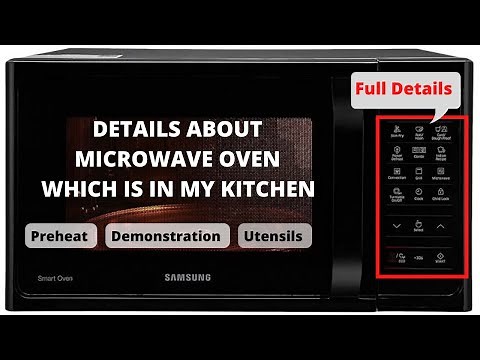 Explained Samsung Microwave oven all Features | You should know how to make food in Microwave oven |