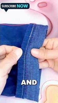 Quick & Easy Way to Shorten Pants. #lifehacktips #stylingtips #fashionideas #sewinghacks