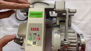 Servo Motor for Industrial Sewing Machine AC110V Power 3/4HP (550W), Brushless Motor with Controller and Foot Switch, Run CW and CCW (550, Watts)