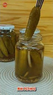 🥒✨ Conserva de Mini Pepino (PICLES) com Especiarias!