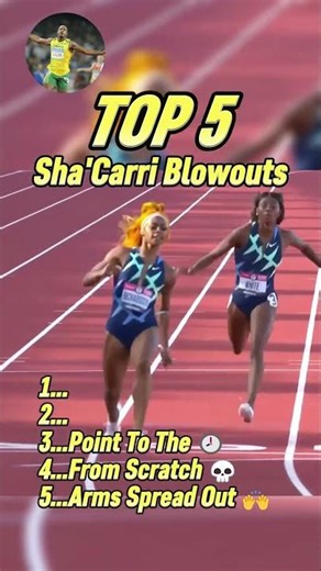 Top 5 Biggest Sha'Carri Richardson Blowouts Wins Sprinting History!