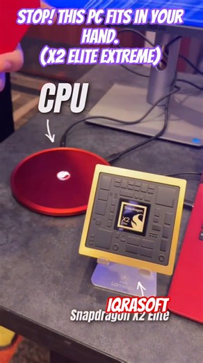 Stop! This PC Fits in Your Hand. (X2 Elite Extreme) #snapdragon #shorts #tech
