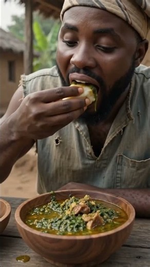 Eat Afang Soup & Fufu (Efik/Ibibio) With Me 🍽️ # #eatwithme #eatingshow