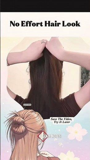 How to Style a Half-Up Bun-Quick Hair Tutorial #HalfUpBun #HairTutorial #EasyHair