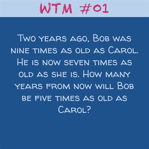 3.2K views · 104 reactions | This is How We Usually Solve Age Problems | Where is the Math? #wtm #whereisthemath #rolandoasisten | Math Avenue : Learn Math By Examples | Facebook