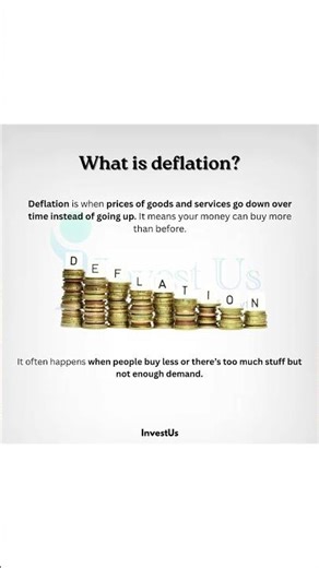 What Is Deflation? #Deflation #EconomyBasics #StockMarketImpact