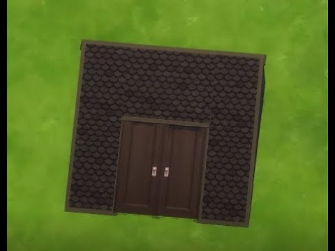 The Sims 4: Building fully functional, animated storm cellar bulk heads (no CC, uses TOOL)