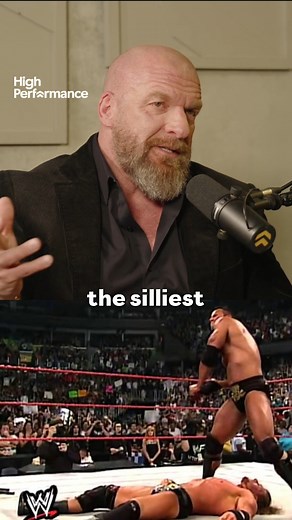 Triple H's used to spot GOOSEBUMPS on The Rock's leg when he was waiting for The People's Elbow to drop... 🦵😂 | High Performance