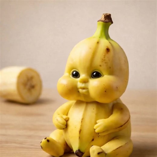 Banana eating ASMR #asmr #AIVideo #AIArt #fyp #eating