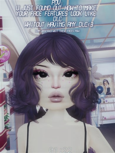 Pov:U just found out how to make your face features look like DLC whitout having any DLC 💗#dresstoimpressroblox #dti #fyppp #custommakeup #dresstoimpressideas