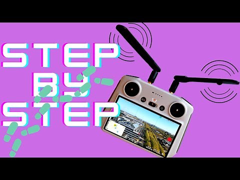 DJI RC Controller external antennas | DJI Mini 3 Pro | Extend flight range | DIY #dji #djimini3pro