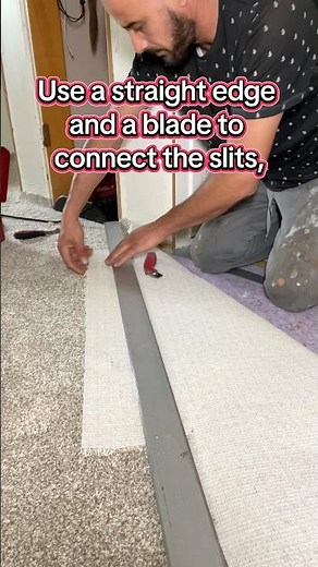Learn how to perfectly seam carpet in doorways with this step-by-step guide.