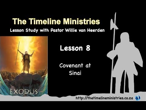 Lesson Study lesson 8, 3rd Quarter 2025 Covenant at Sinai