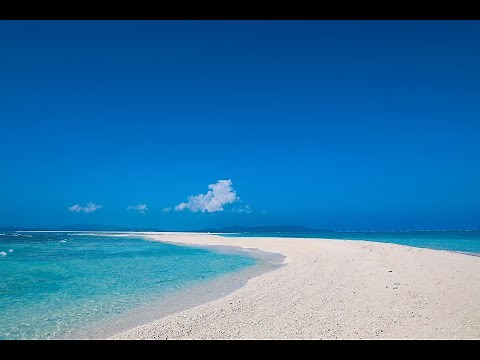 【天国の絶景ビーチ】久米島 はての浜 ダイジェスト6分（2022.9.28）Paradise on Earth Hatenohama Kumejima (Okinawa)