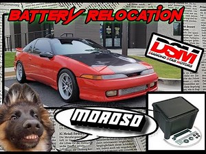 DSM Battery Relocation My way on the DSM Mitsubishi GSX