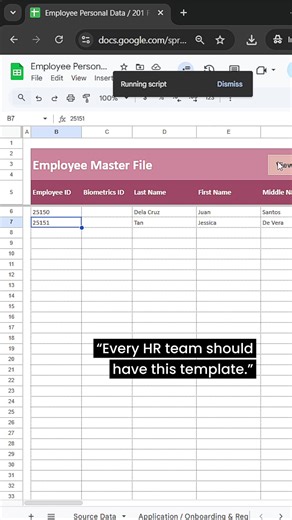 If you’re managing employee records, this 201 File Template will make your HR process faster and more organized. #201file #hrtemplate #employeerecords #hr #googlesheets