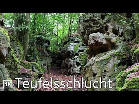Teufelsschlucht, Germany 🇩🇪 The Devil’s Gorge Hike in the Eifel Region 🇩🇪 4K 60FPS
